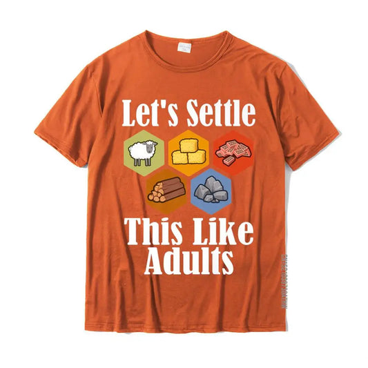 Settlers Board Game Night T-Shirt – "Sheep, Ore & Longest Road" Funny Premium Tee for Men