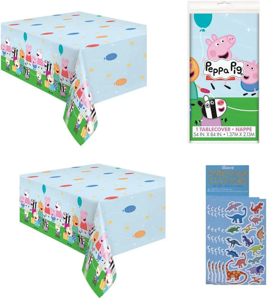 Peppa Pig Birthday Party Set – Kids’ Party Supplies with Speaker, Plates, Cups & Decorations
