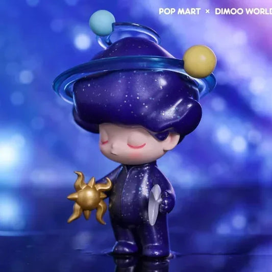 DIMOO Space Travel Binary Action Figure – Mystery Box Anime Figurine for Home Décor & Gifts