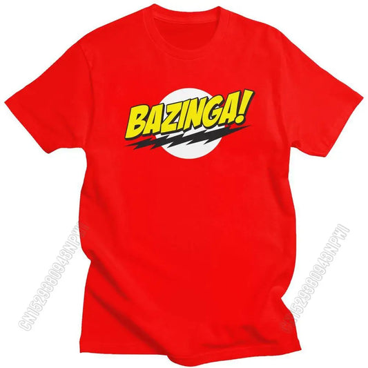 The Big Bang Theory "Bazinga!" T-Shirt – 100% Cotton Tee for Men
