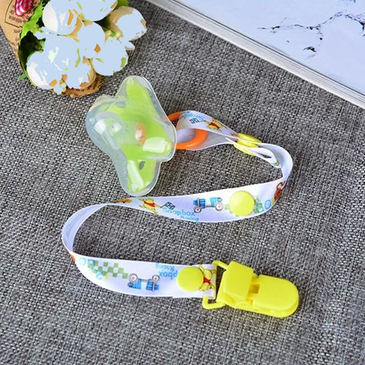 Disney Mickey Cartoon Baby Pacifier Clip – Soft & Comfortable Soothing Chain for Infants