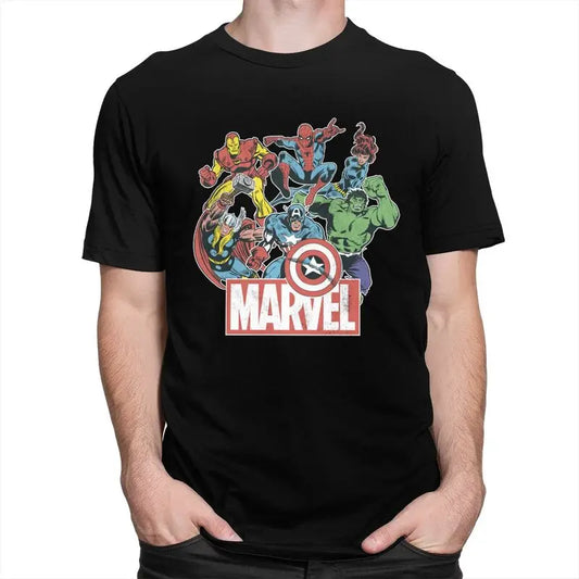 Hulk Classic Avengers T-Shirt – 100% Cotton Short Sleeve Tee for Men