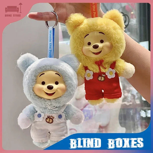 MINISO Winnie the Pooh Candy Series Blind Box – Genuine Kawaii Vinyl Plush Pendant Toy
