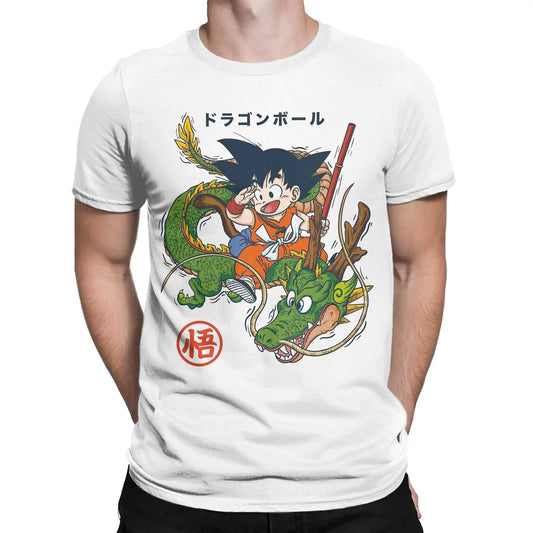 Dragon Ball Goku & Shenron T-Shirts – DBZ Cotton Crew Neck Tees for Men & Women