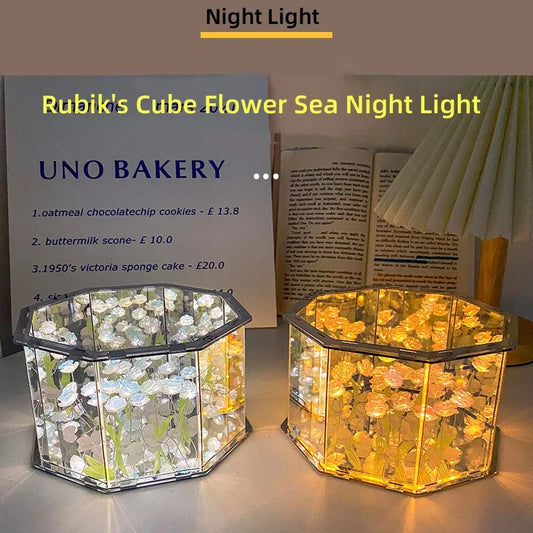 New DIY Tulip Mirror Cube Lamp