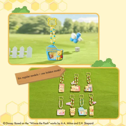 Disney Winnie the Pooh Best Friend 3D Photo Frame Keychain Blind Box – Cute Collectible Surprise Gift