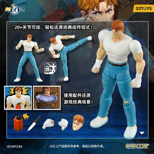 52TOYS Action Figure – CAPCOM Final Fight Collectible (3.75 inch / 10 cm)